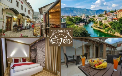 Hotel Emen 4*, Mostar I Probudite sva čula u ambijentu Starog grada gdje se tradicija, kultura i vrhunski okusi prepliću u savršenoj harmoniji!