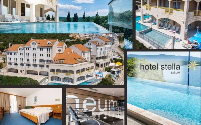 Prepustite se potpunom uživanju u udobnom smještaju s očaravajućim pogledom na plavetnilo Jadrana iz udobnosti soba Hotela Stella 3*, Neum!
