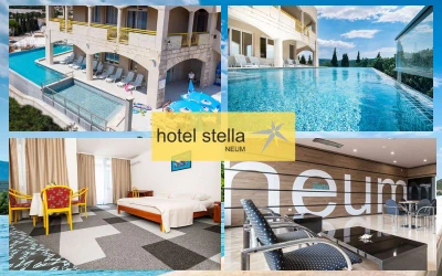 Utonite u tišinu valova i udobnost modernog smještaja – Hotel Stella 3* u Neumu je savršena oaza mira na jadranskoj obali!