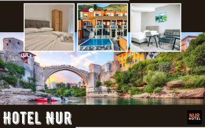 Doživite čari Mostara uz udobnost i gostoprimstvo Hotela Nur – savršeno mjesto za opuštanje, samo nekoliko minuta hoda od Starog mosta!
