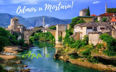Odmor u Mostaru | Posjetite najljepši grad na Neretvi i uživajte u odmoru u udobnim Appleline apartmanima!