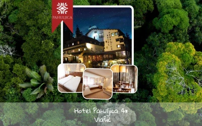 Uživajte u idiličnom planinskom ambijentu uz jedno ili dva noćenja za dvoje uz uključen doručak u Hotelu Pahuljica 4*!