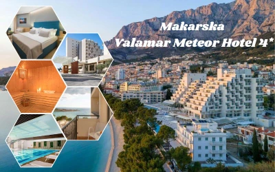 Valamar Meteor Hotel 4*, Makarska |  Uživajte u neponovljivom odmoru sa prekrasnim pogledima na morsko plavetnilo i planinu Biokovo!