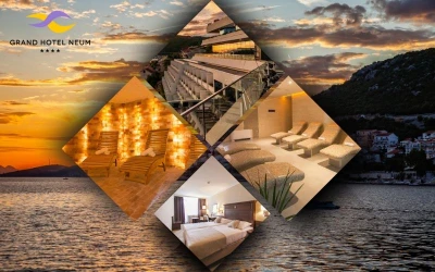 Grand Hotel Neum 4* | Proljetni odmor provedite uživajući u prekrasnom pogledu na more iz udobnih soba i opuštajući se u luksuzu Wellness & Spa centra!