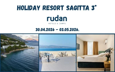 Holiday Village Sagitta 3* – Prvomajski porodični odmor uz All Inclusive uslugu, kristalno čisto more, borovu šumu i nezaboravne trenutke opuštanja uz samu plažu!