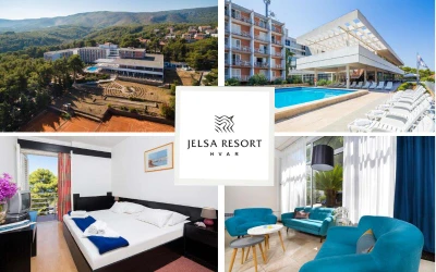 JELSA I Mjesto gdje se prirodna čarolija spaja s toplom dobrodošlicom i uslugom koja svaki boravak u Hotelu Hvar 3* čini posebnim!