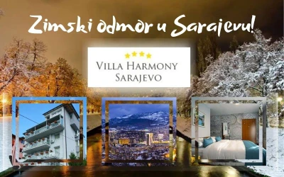 Zimska čarolija u Sarajevu │ Dvodnevni odmor provedite u očaravajućem ambijentu i odličnoj usluzi Ville Harmony 4*!