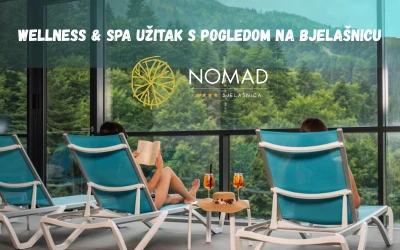 Priredite sebi dan opuštanja u Hotelu Nomad 4* na Bjelašnici – uživajte u Wellness & Spa sadržajima, obnovite energiju i pronađite trenutak mira u planinskom ambijentu!