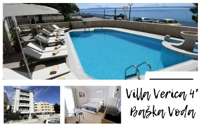 Villa Verica 4* | Provedite nezaboravan odmor u Baškoj Vodi uz uživanje u luksuzno opremljenim apartmanima i prelijepoj mediteranskoj atmosferi!