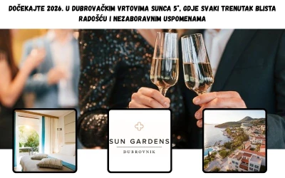 Provedite nezaboravan doček Nove godine uz more, luksuzni ambijent i Wellness & Spa iskustvo u Sun Gardens Dubrovnik Resortu 5*!