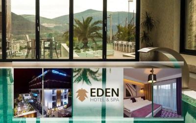 Hotel Eden & Spa 4* | Uživajte u čarobnom pogledu na Mostar dok se opuštate u ekskluzivnom Wellness & Spa odmoru za dvije osobe!