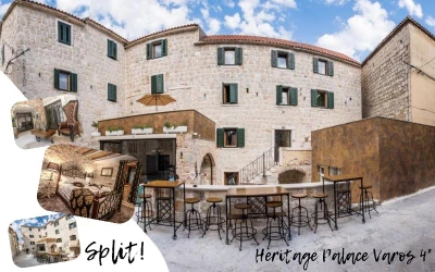 Heritage Palace Varoš 4*, Split I Spoj drevne tradicije, moderne udobnosti i nezaboravnog mediteranskog doživljaja!